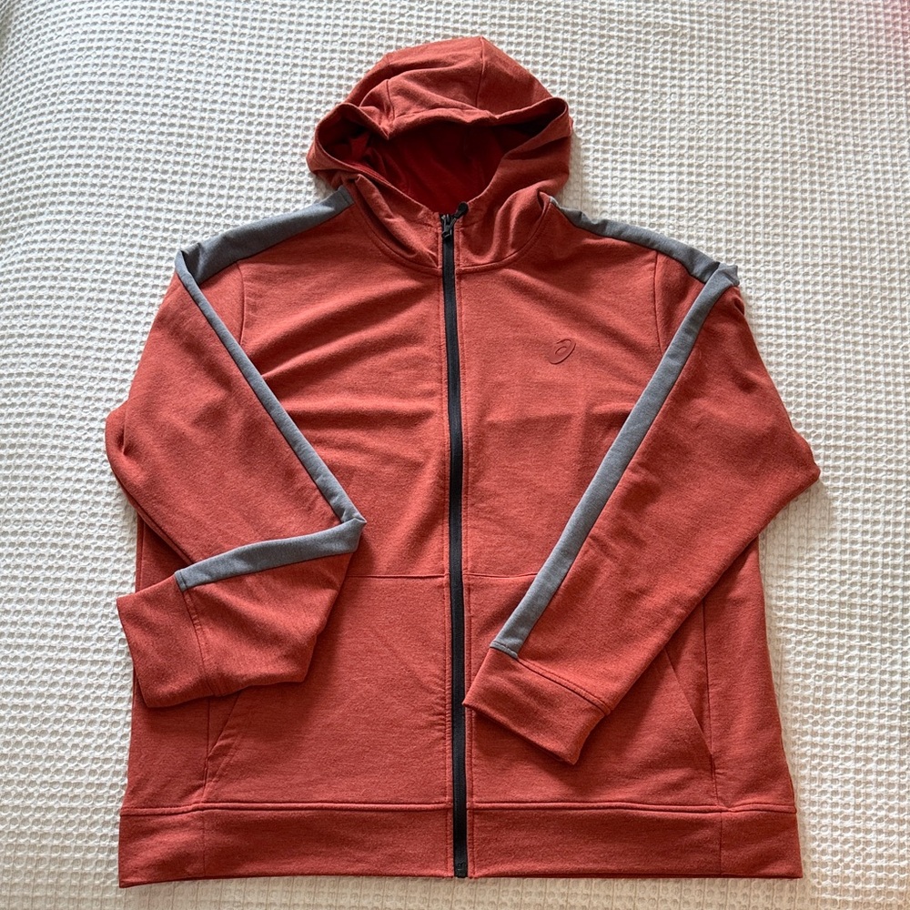 Men's Red and Gray Jacket
